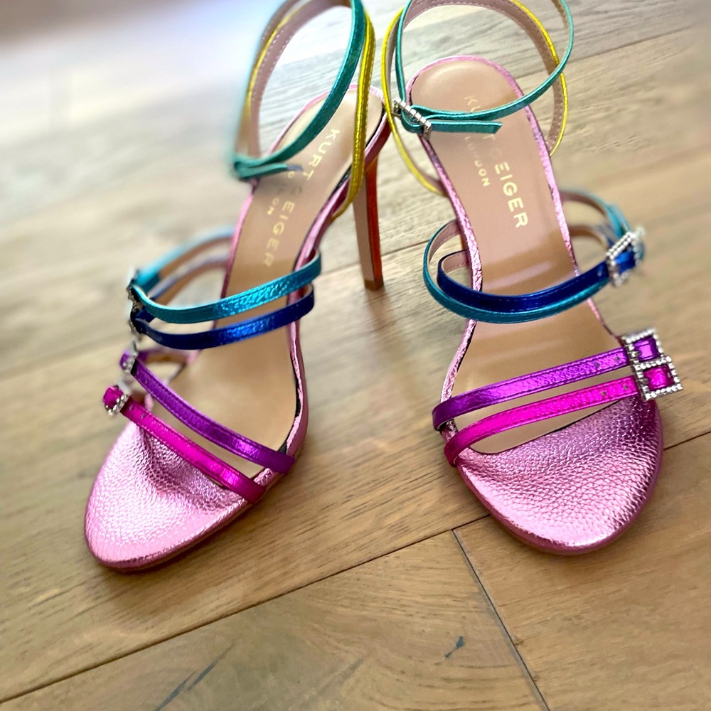 Kurt Geiger London Pierra Multi-Colored  Strappy Sandal